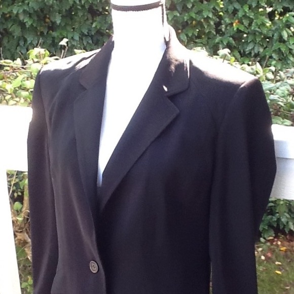 SALE Anne Klein one-button classic black blazer… - Picture 3 of 7